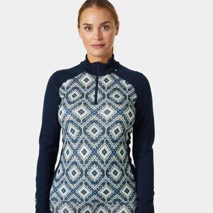 Helly Hansen Women's LIFA® Merino Midweight 2-In-1 Graphic Half-Zip Base Layer